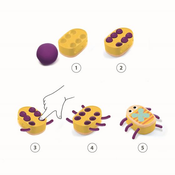 Djeco Meine Spielknete Käfer