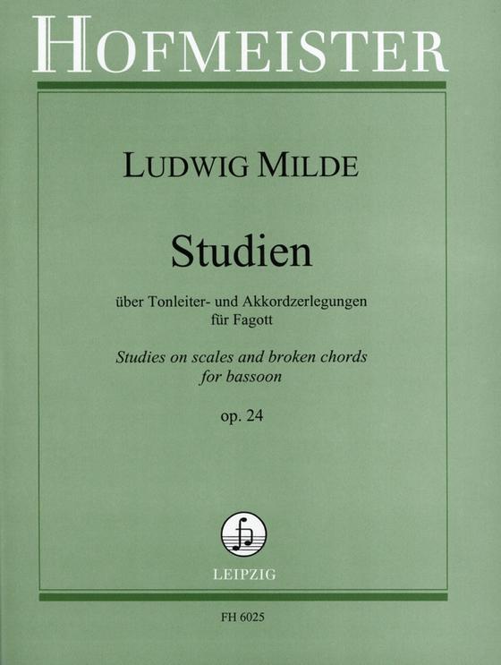 Studien über Tonleiter- und Akkordzerlegungen für Fagott op. 24