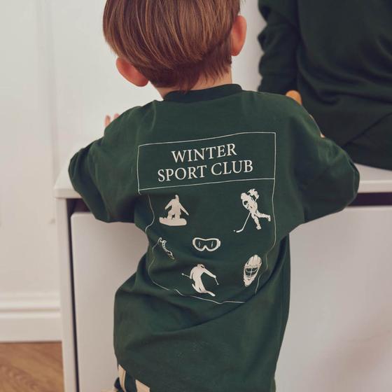 Müsli By Green Cotton Superfan Printed Langarm Shirt Forest Green