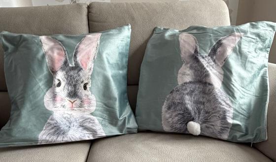 Kissenhülle "Häschen" 2erSet