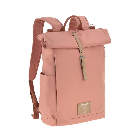 Rolltop-Wickelrucksack - ein Funktionswunder, 100% recycletes Polyester, zimt