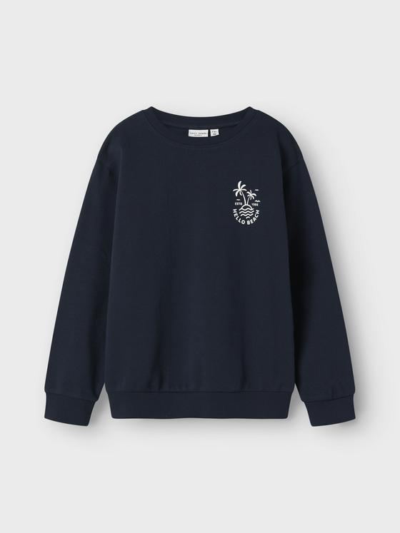 Name It Sweatshirt Hello Beach Navy Blazer