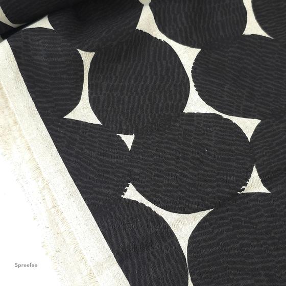 Black Dots on Canvas Sevenberry