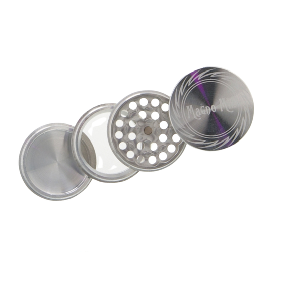Grinder, Magno Mix, Aluminium, 4-teilig