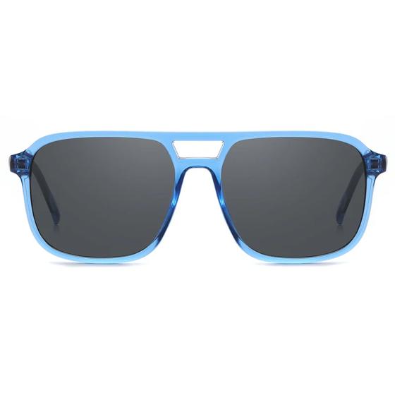 eco SHADES Sonnenbrille LAI - transparent blau - Unisex