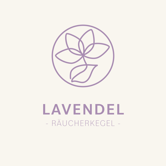 Räucherkegel Lavendel mit ätherischem Öl "Natur pur"
