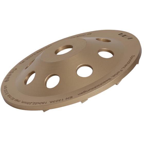 PKD-Schleifteller <br> Ø 125 / 180 mm <br> Dünne Beschichtungen