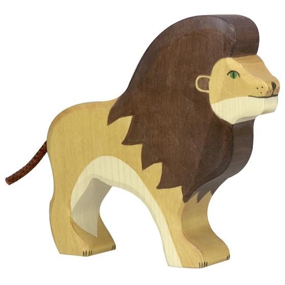 Holztiger Holztier Löwe