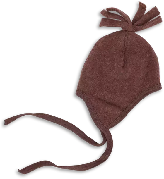 Engel Baby Mütze Zimt Melange