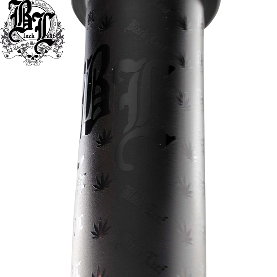 Glasbong, Black Leaf®, Beaker, Schwarz, Ice
