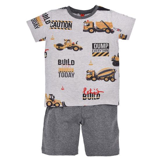 Shorty "Baufahrzeuge", 2-teiliger Pyjama