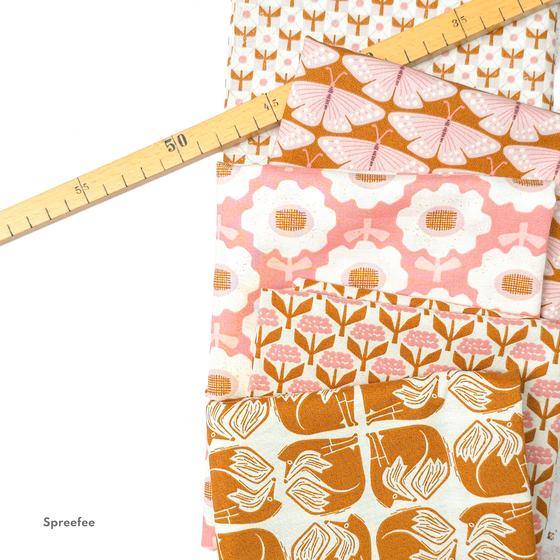 Fat Quarter Bundle Fox & Flutter Loes van Oosten 
