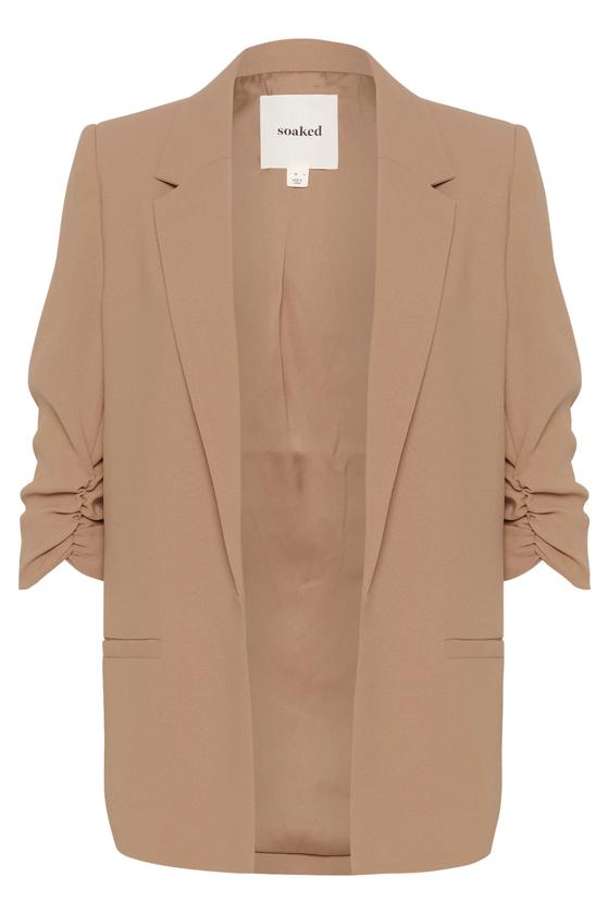SOAKED IN LUXURY Blazer Shirley 30403608 camel
