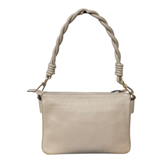 abro TWOFOLD Umhängetasche mit Einteilung, beige