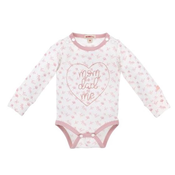 Body "Mom + Dad = Me", Biobaumwolle