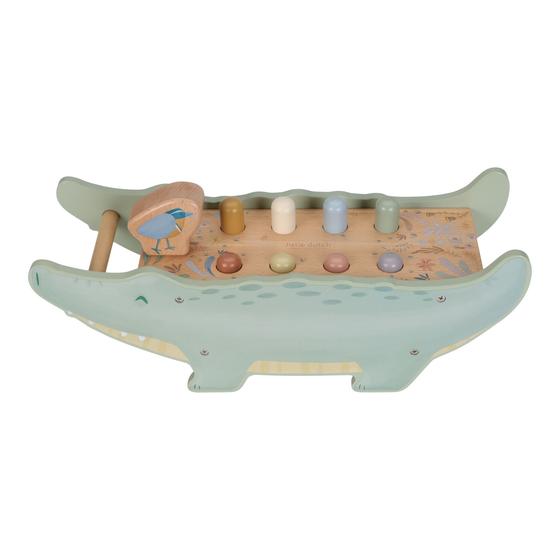 Little Dutch Holz Hammerbank Krokodil