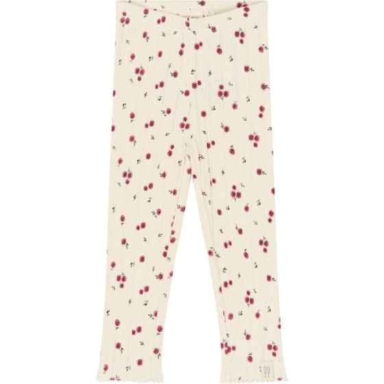 Petit Piao Leggings Gracie Pointelle Tee Eggnog Rosehip