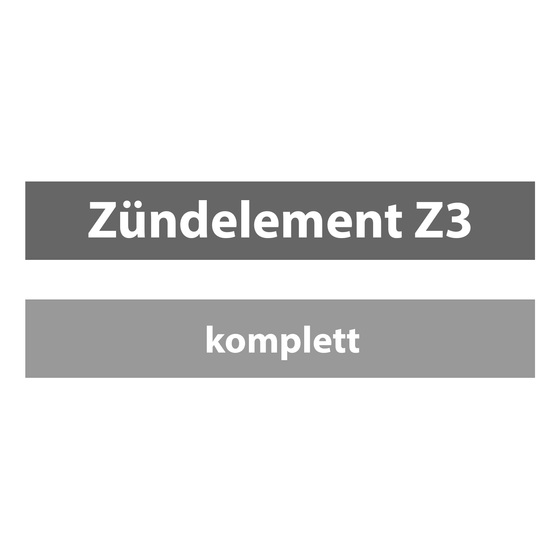 Zündelement Z3 komplett