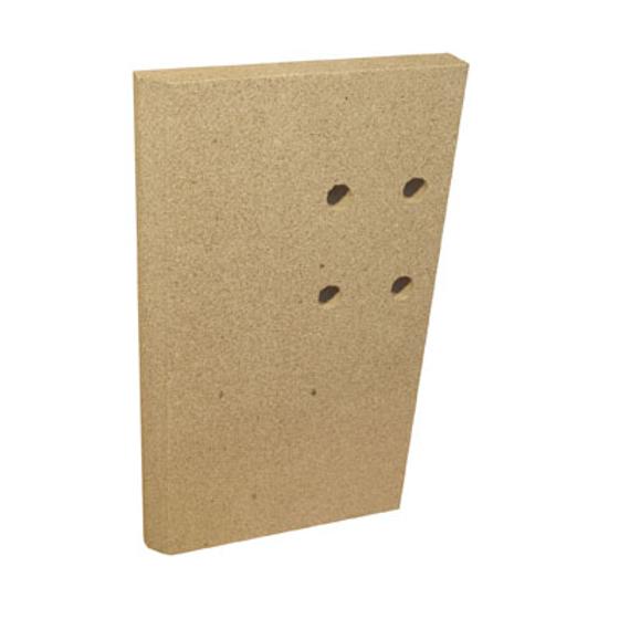 Seitenschamotte hinten links gebohrt