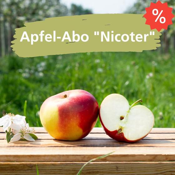 Apfelabo 2.2kg | alle 14 Tage | 3 Monate Nicoter / Kanzi