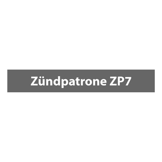Zündpatrone ZP7