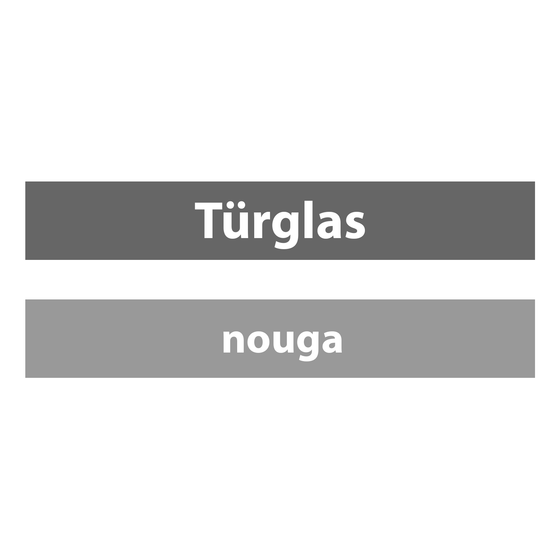 Türglas nouga