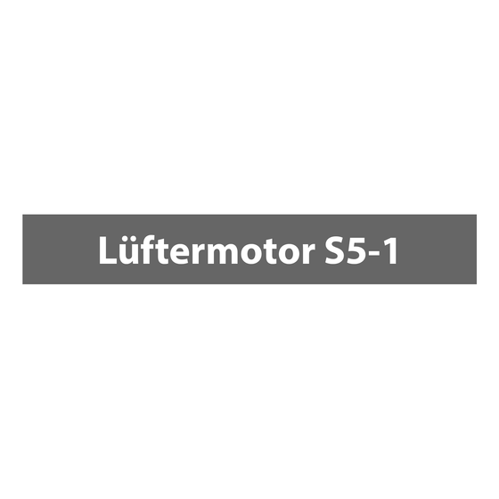Lüftermotor S5-1