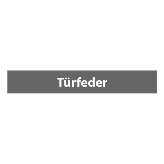 Türfeder