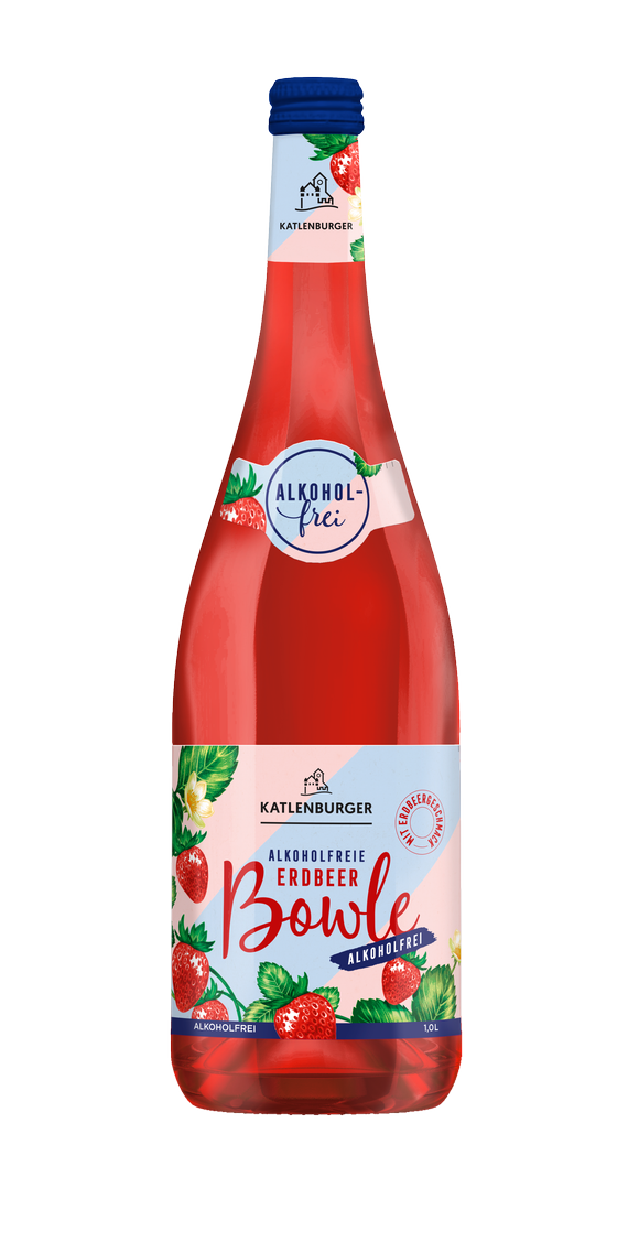Alkoholfreie Erdbeerbowle