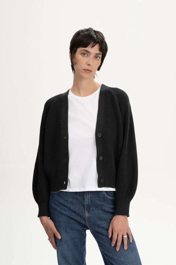 MELA Strickjacke BHUMA black