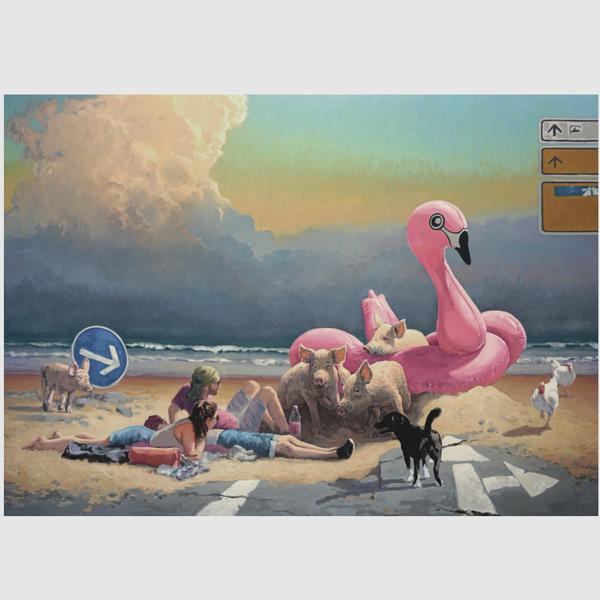 HARTMUT KIEWERT Postkarte SAND III