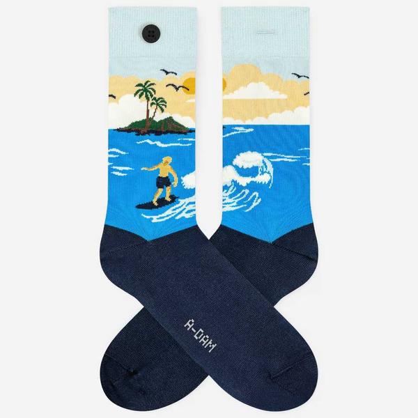 A-DAM Socken BLUE SURF