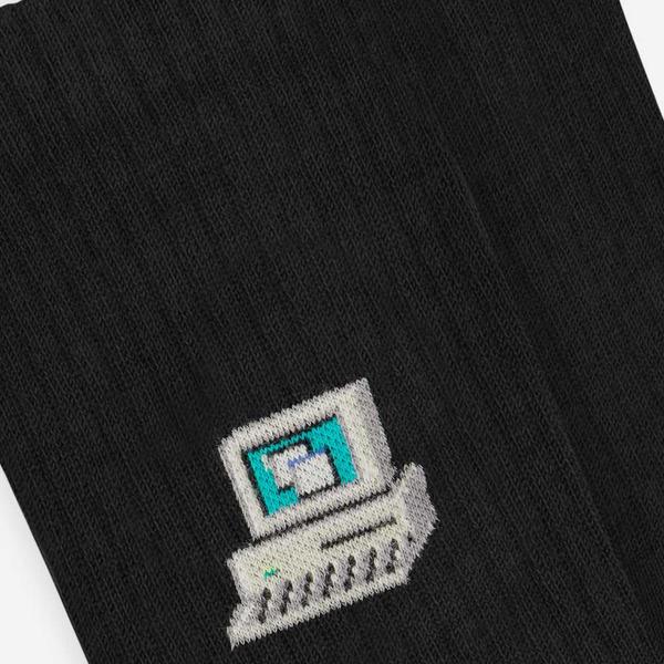 A-DAM Crew Socks COMPUTER black