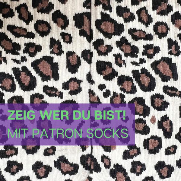 PATRON SOCKS Crew Socks LEOPARD
