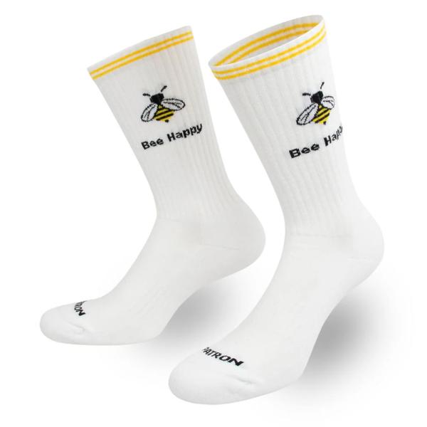 PATRON SOCKS Crew Socks BEE HAPPY