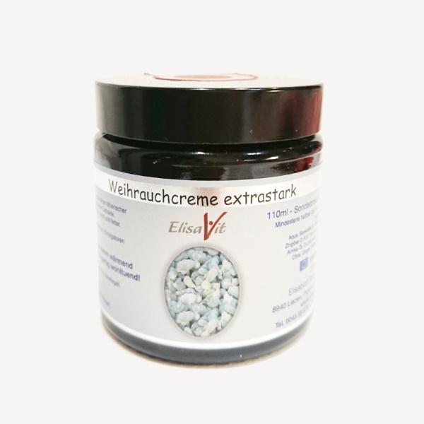 Weihrauchcreme extra stark 110ml - im Glastiegel