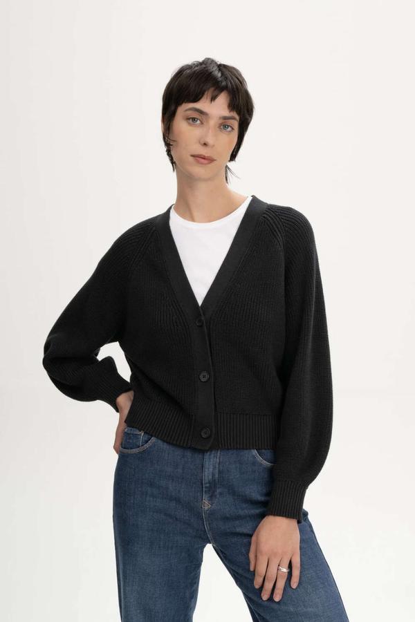 MELA Strickjacke BHUMA black