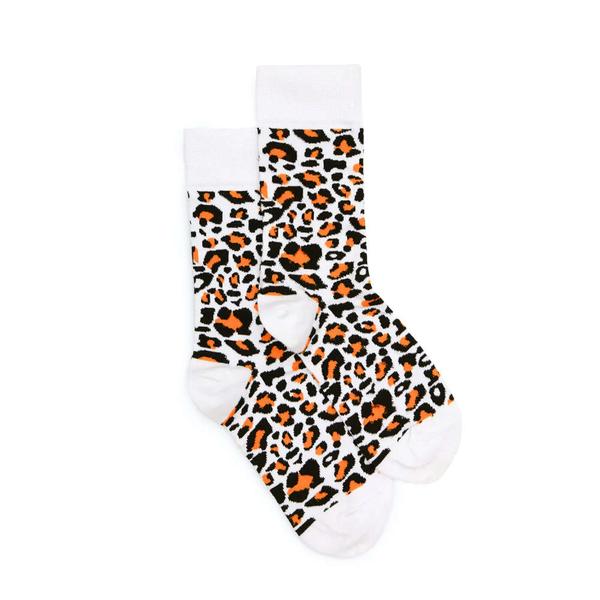 NATURAL VIBES Socken WHITE LEOPARD
