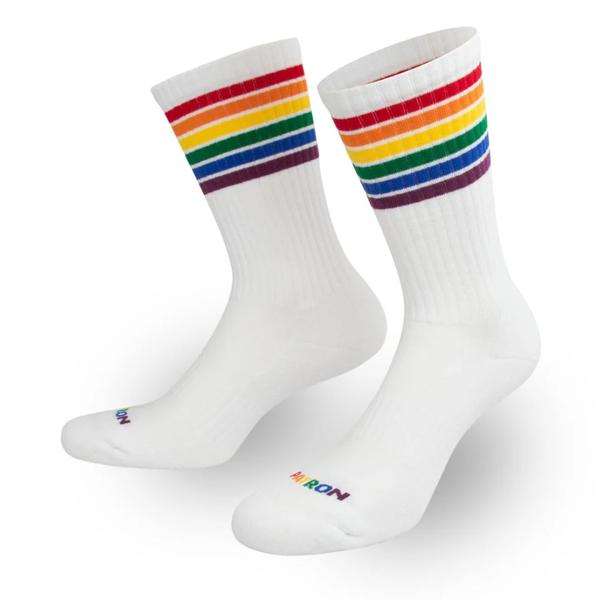 PATRON SOCKS Crew Socks PRIDE STRIPES