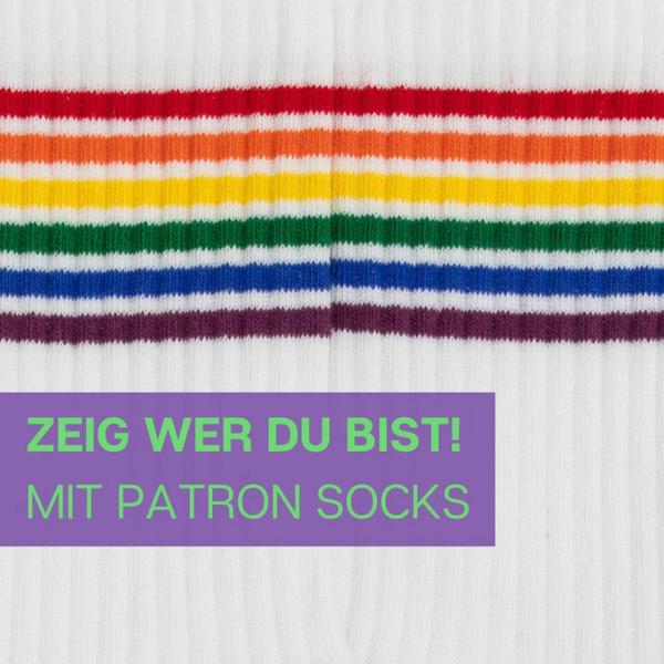 PATRON SOCKS Crew Socks PRIDE VIBES