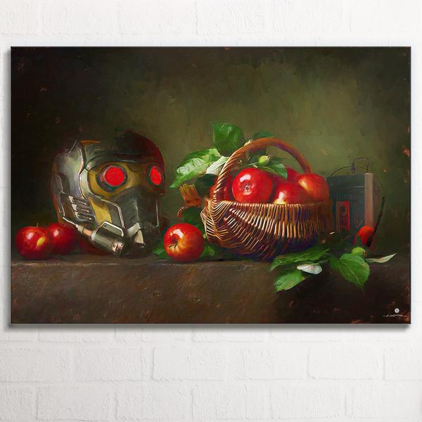 Starlord Helm an Stillleben: Still (A) Life Serie Leinwandbild