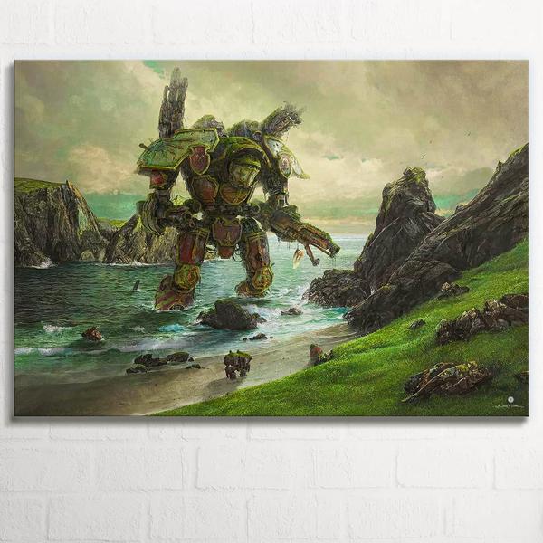 Stranded Warlord Titan Leinwandbild