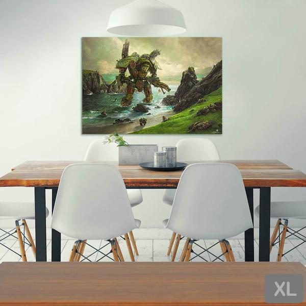 Stranded Warlord Titan Leinwandbild