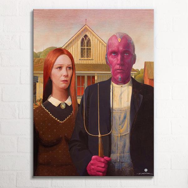 Print gerahmt 50 x 70