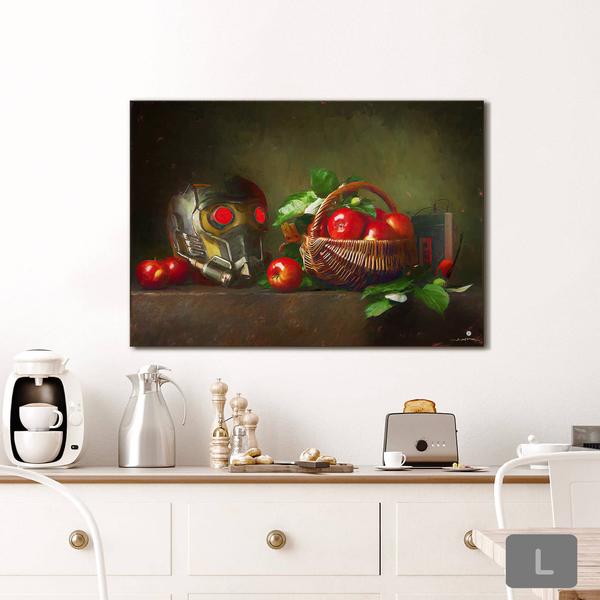 Starlord Helm an Stillleben: Still (A) Life Serie Leinwandbild