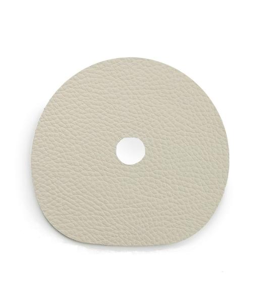 Untersetzer Leder hellbeige Design