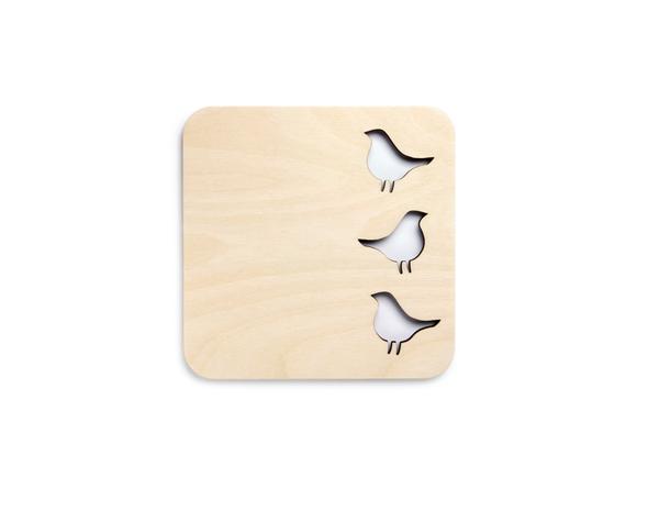 Glasuntersetzer Tisch Holz Design kaufen
