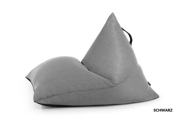 Outdoor-Sitzsack Razz Capri schwarz Pusku-Pusku