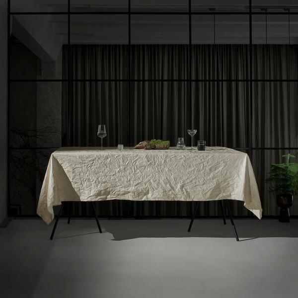 Tischdecke skandinavisches Design beige 1,5x2,5