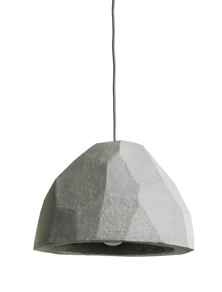 Hängelampe Beton grau Design